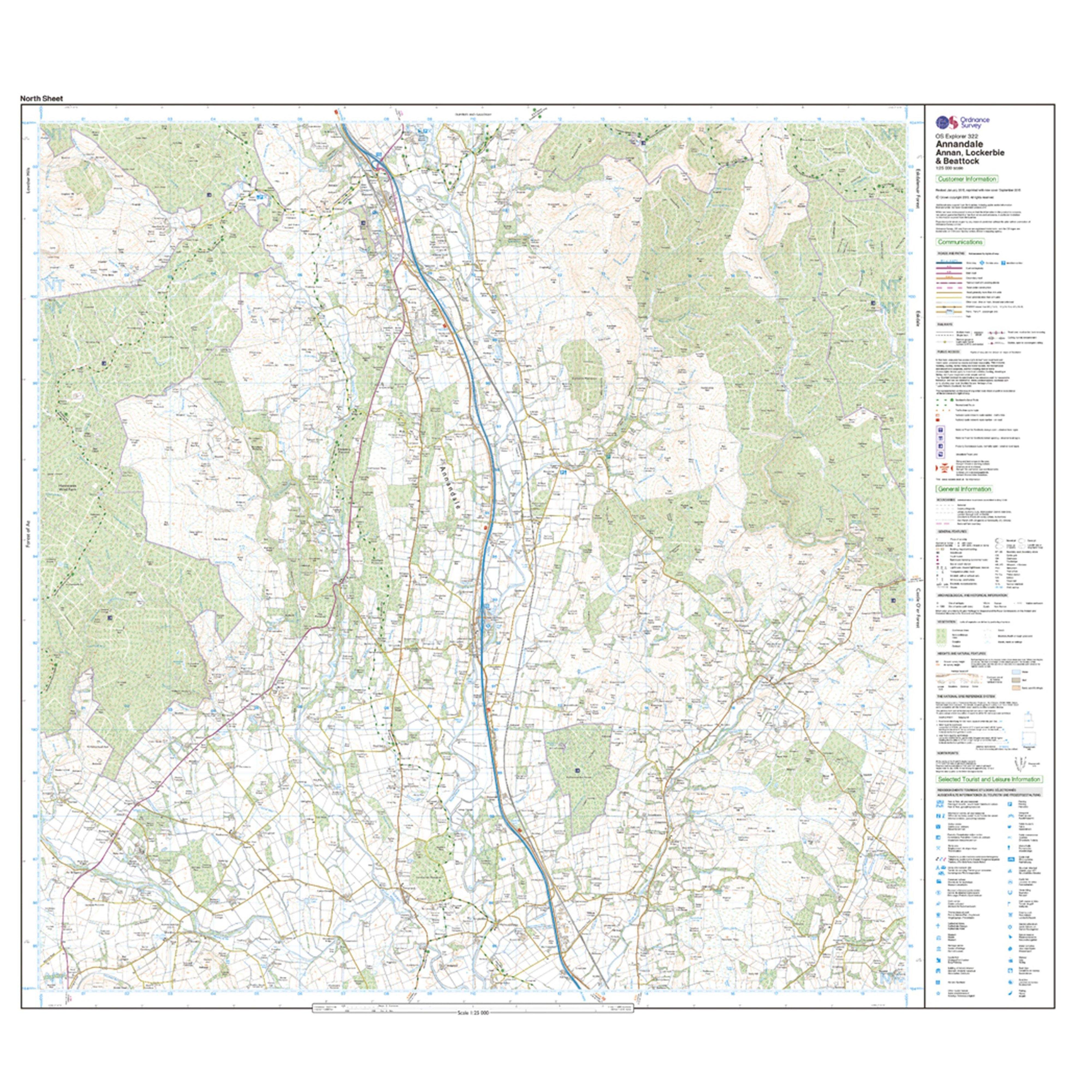 Explorer Active 322 Annandale Map With Digital Version