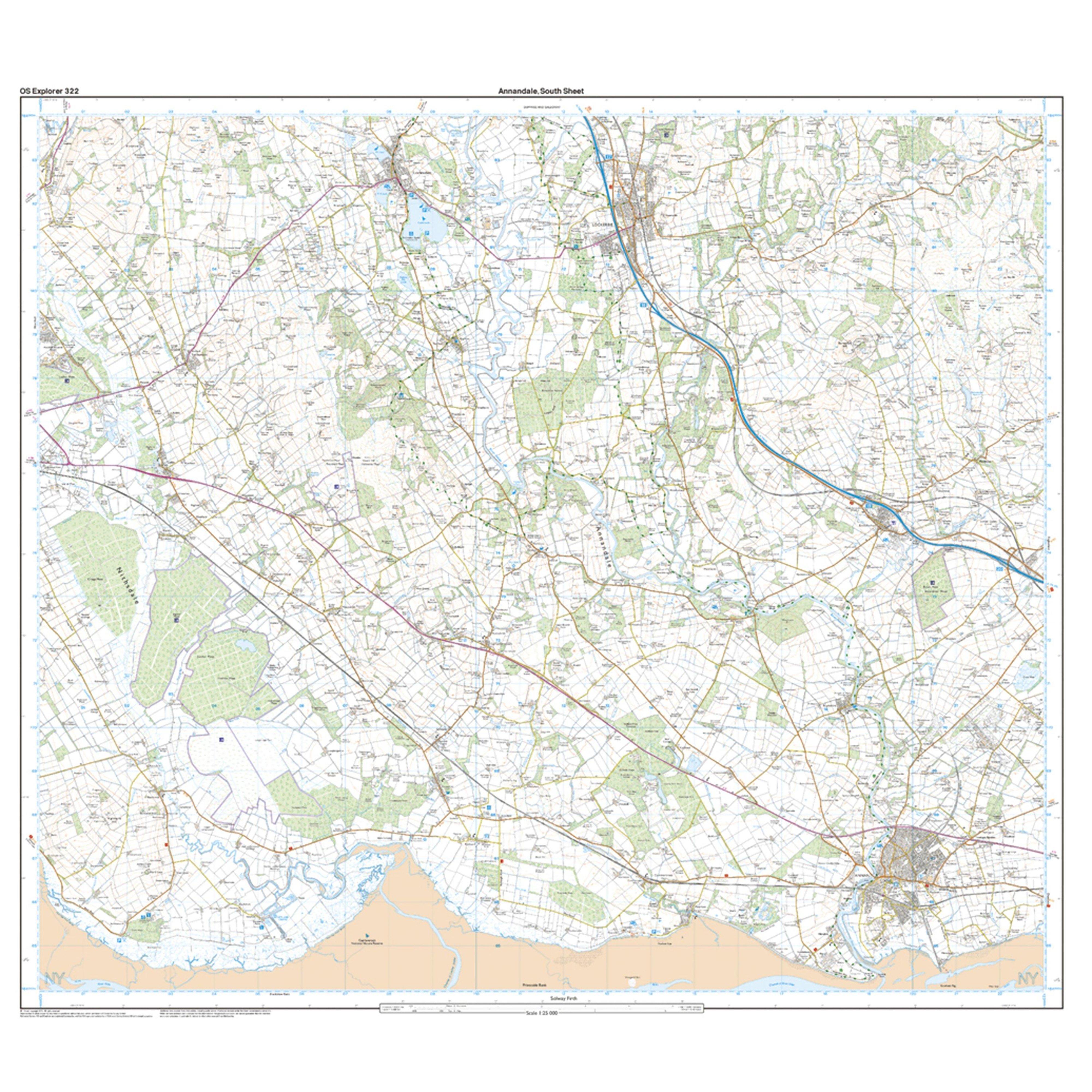 Explorer Active 322 Annandale Map With Digital Version