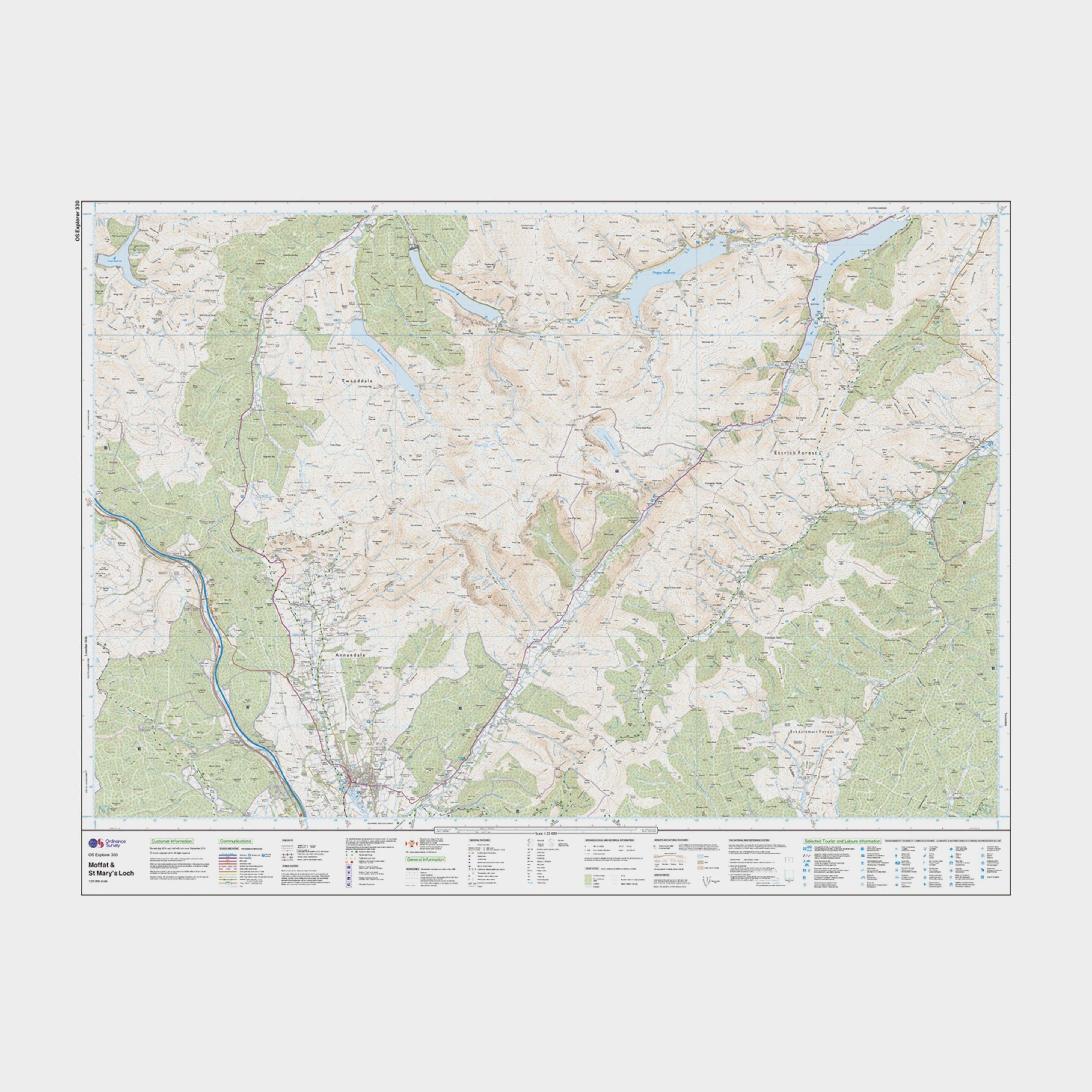 Explorer Active 330 Moffat & St Mary’s Loch Map With Digital Version