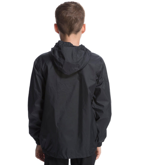 Kids Packable Waterproof Jacket Black