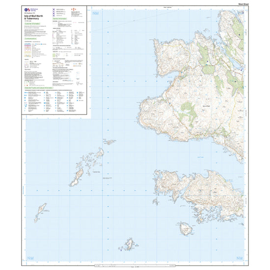 Explorer 374 Isle of Mull North & Tobermory Map With Digital Version
