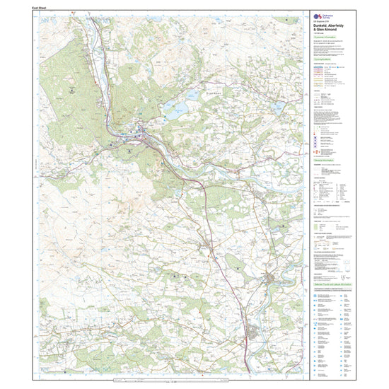 Explorer Active 379 Dunkfeld, Aberfeldy & Glen Almond Map With Digital Version