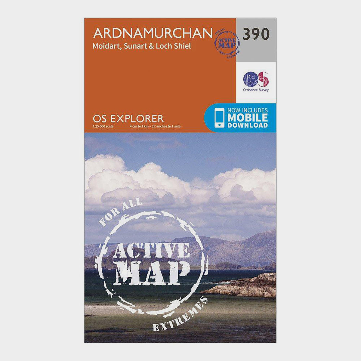 Explorer 390 Ardnamurchan Map With Digital Version