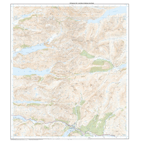 Explorer 398 Loch Morar & Mallaig Map With Digital Version