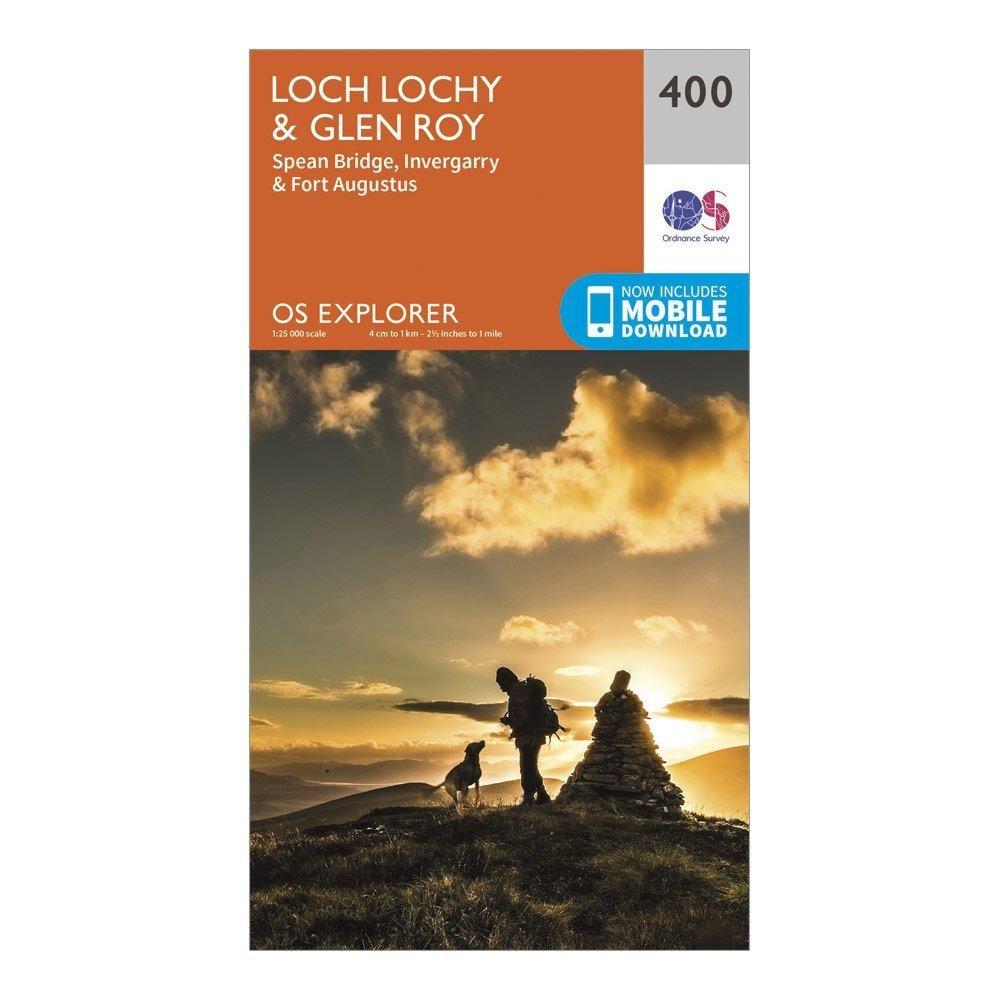 Explorer 400 Loch Lochy & Glen Roy Map With Digital Version