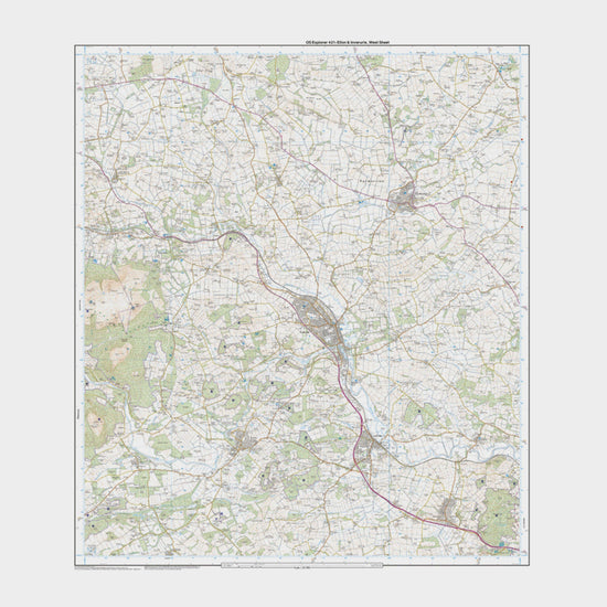 Explorer Active 421 Ellon & Inverurie Map With Digital Version