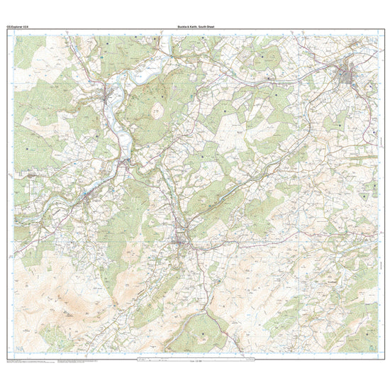 Explorer Active 424 Buckie & Keith Map With Digital Version