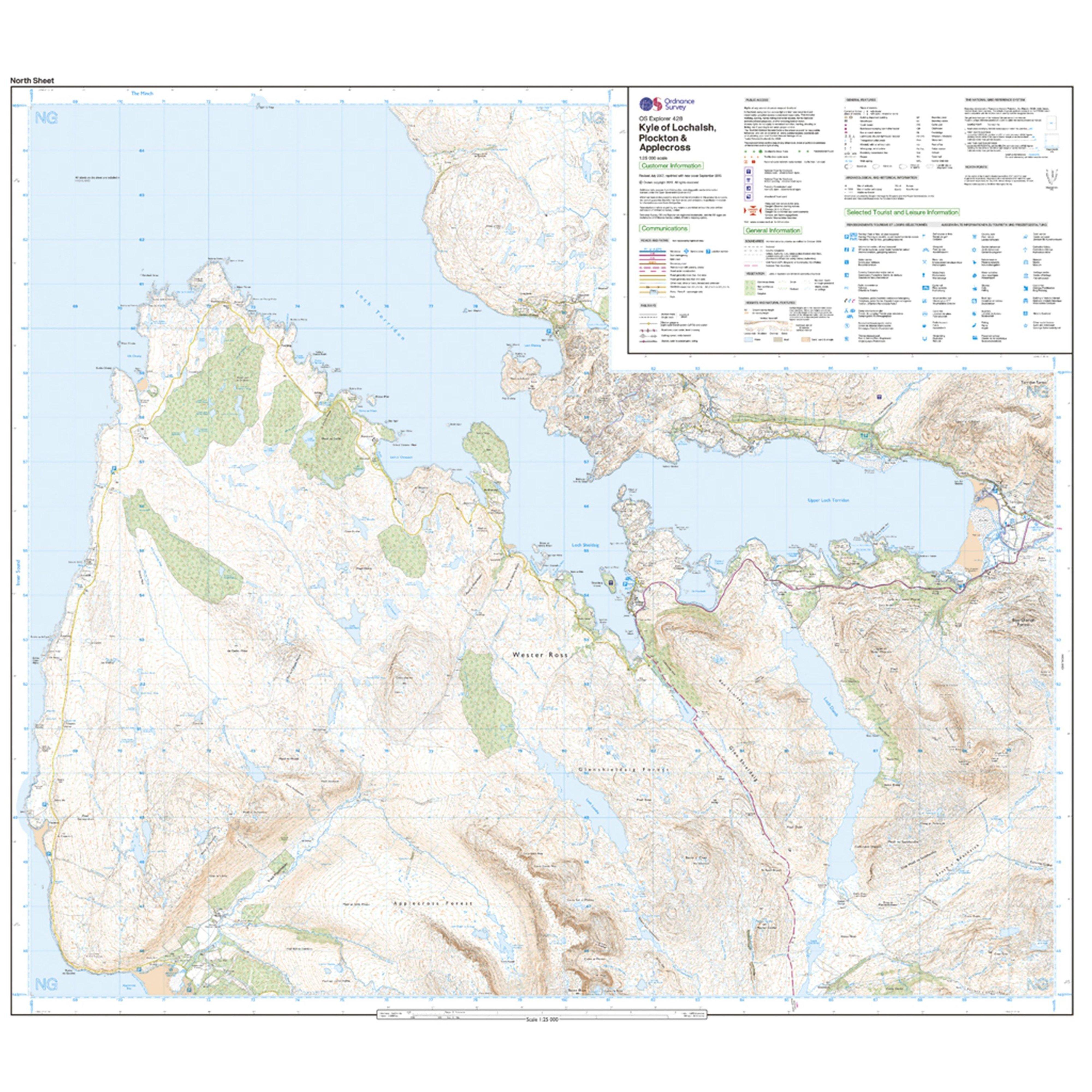 Explorer Active 428 Kyle of Lochalsh, Plockton & Applecross Map With Digital Version