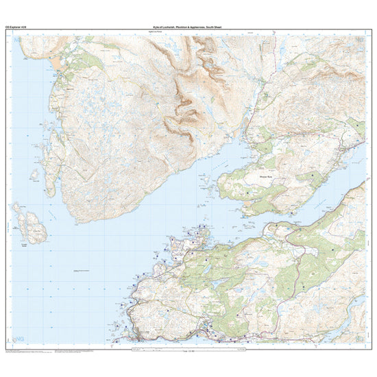 Explorer 428 Kyle of Lochalsh Plockton Applecross Map With Digital Version