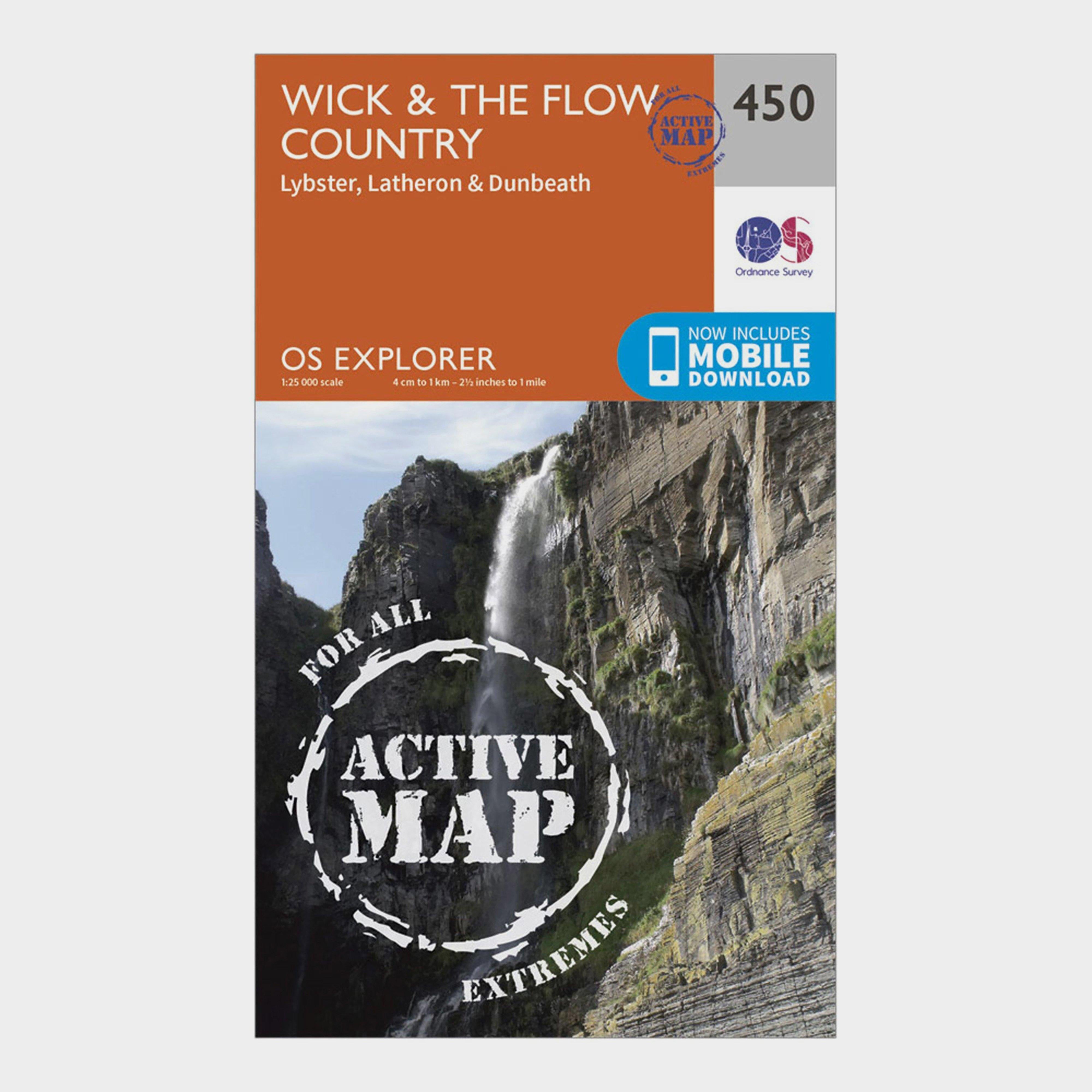 Explorer Active 450 Wick & The Flow Country Map With Digital Version