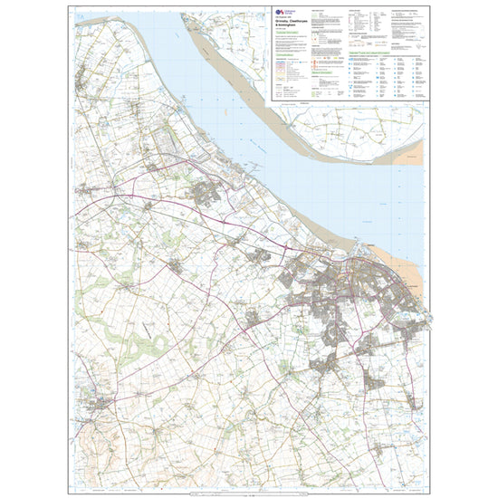 Explorer 284 Grimsby, Cleethorpes & Immingham Map With Digital Version