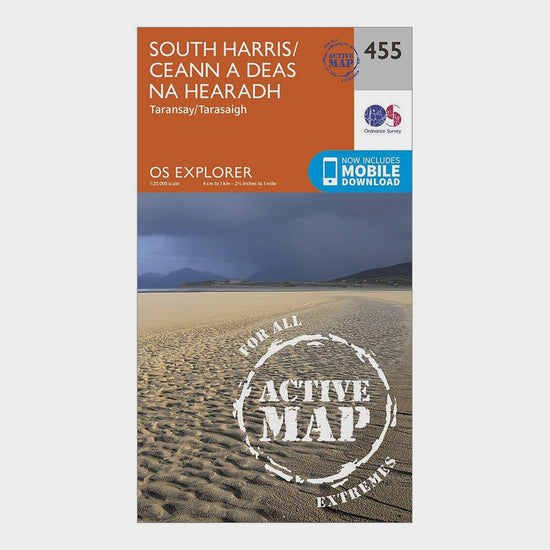 Explorer 455 South Harris Map With Digital Version