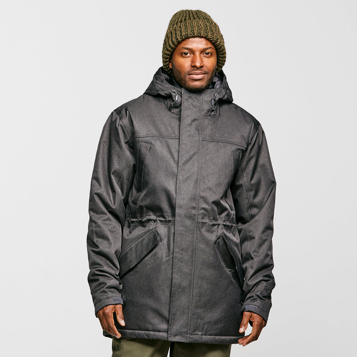 Men's Long Textured Insulated Jacket