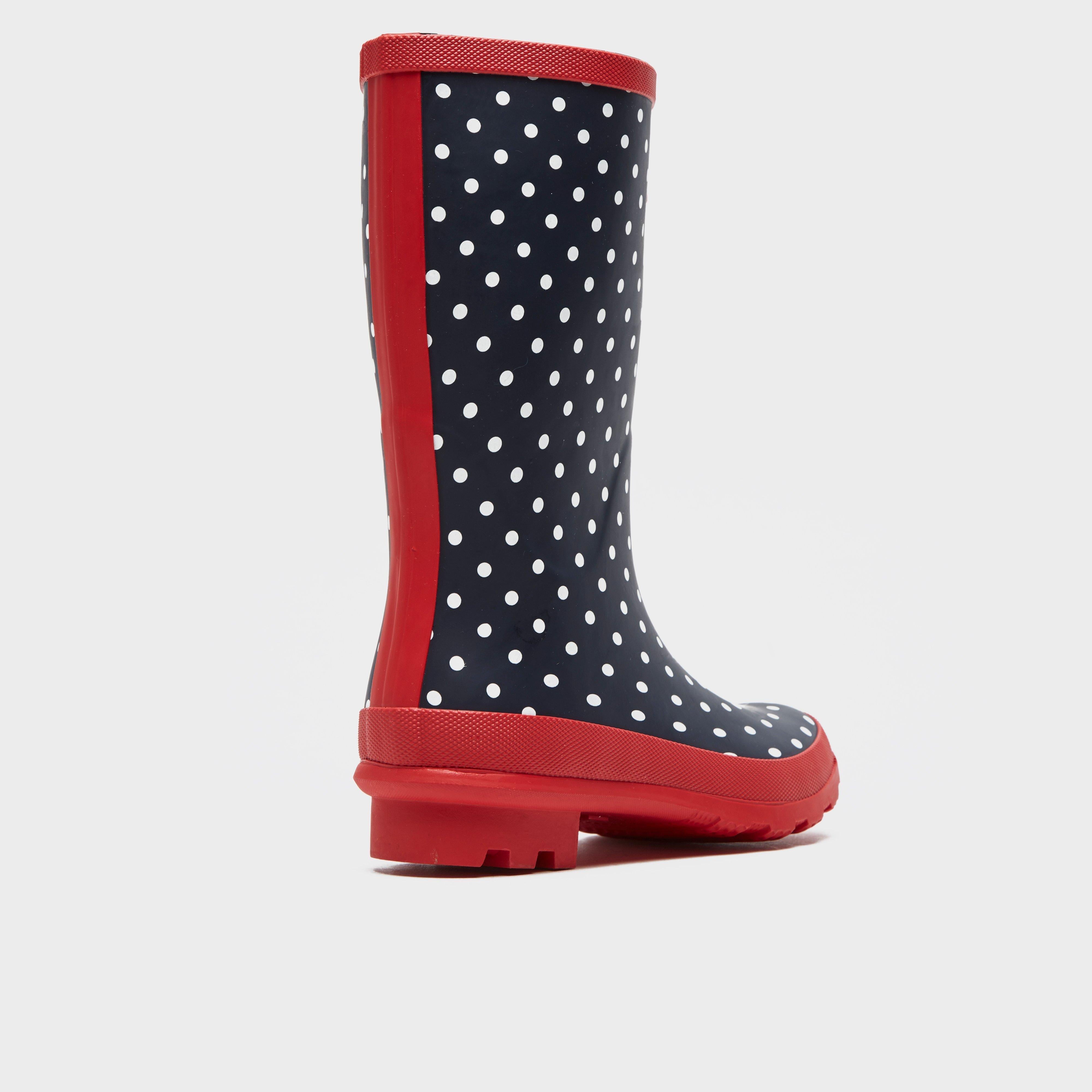 Womens' Short Polkadot Wellies