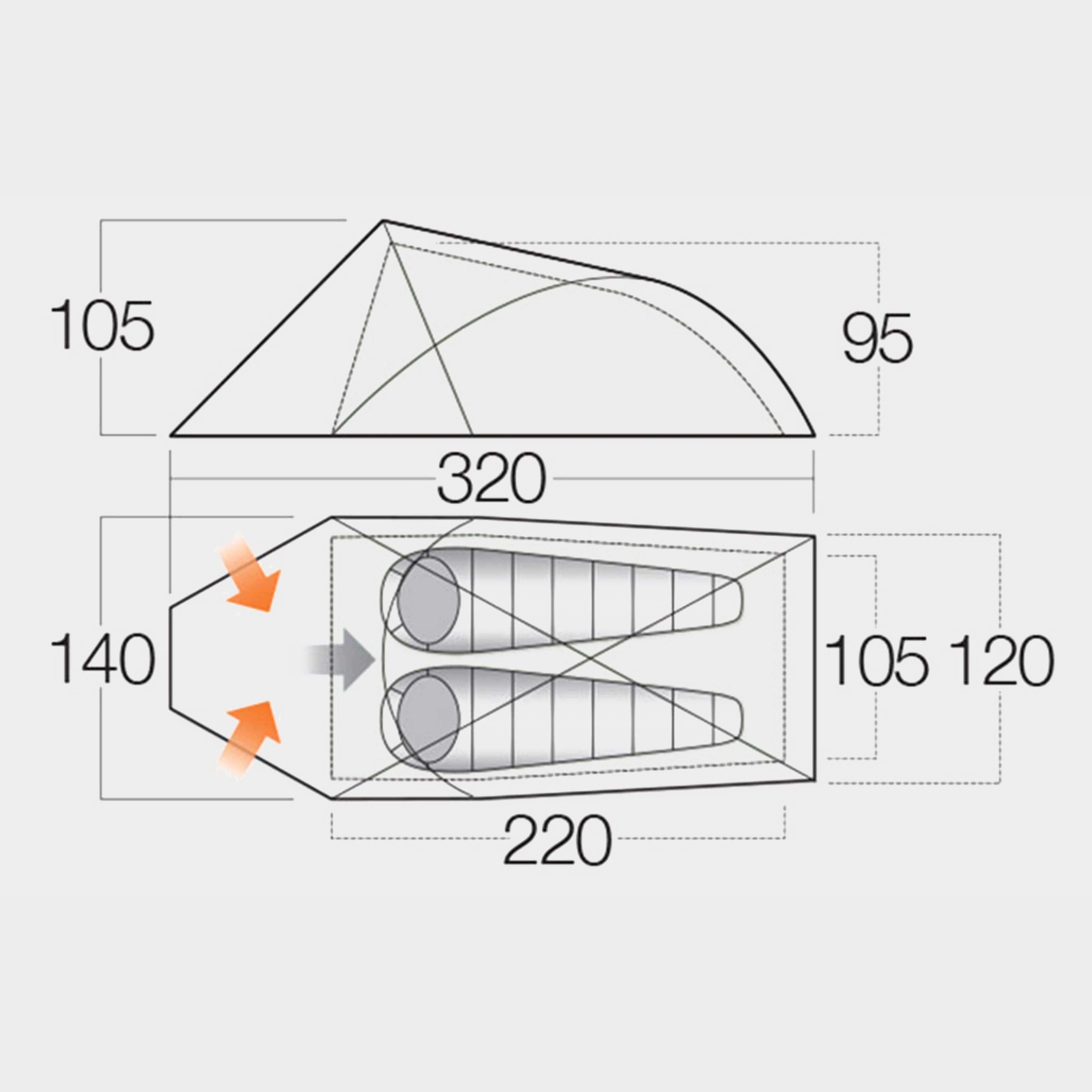 Helvellyn 200 2 Person Tent