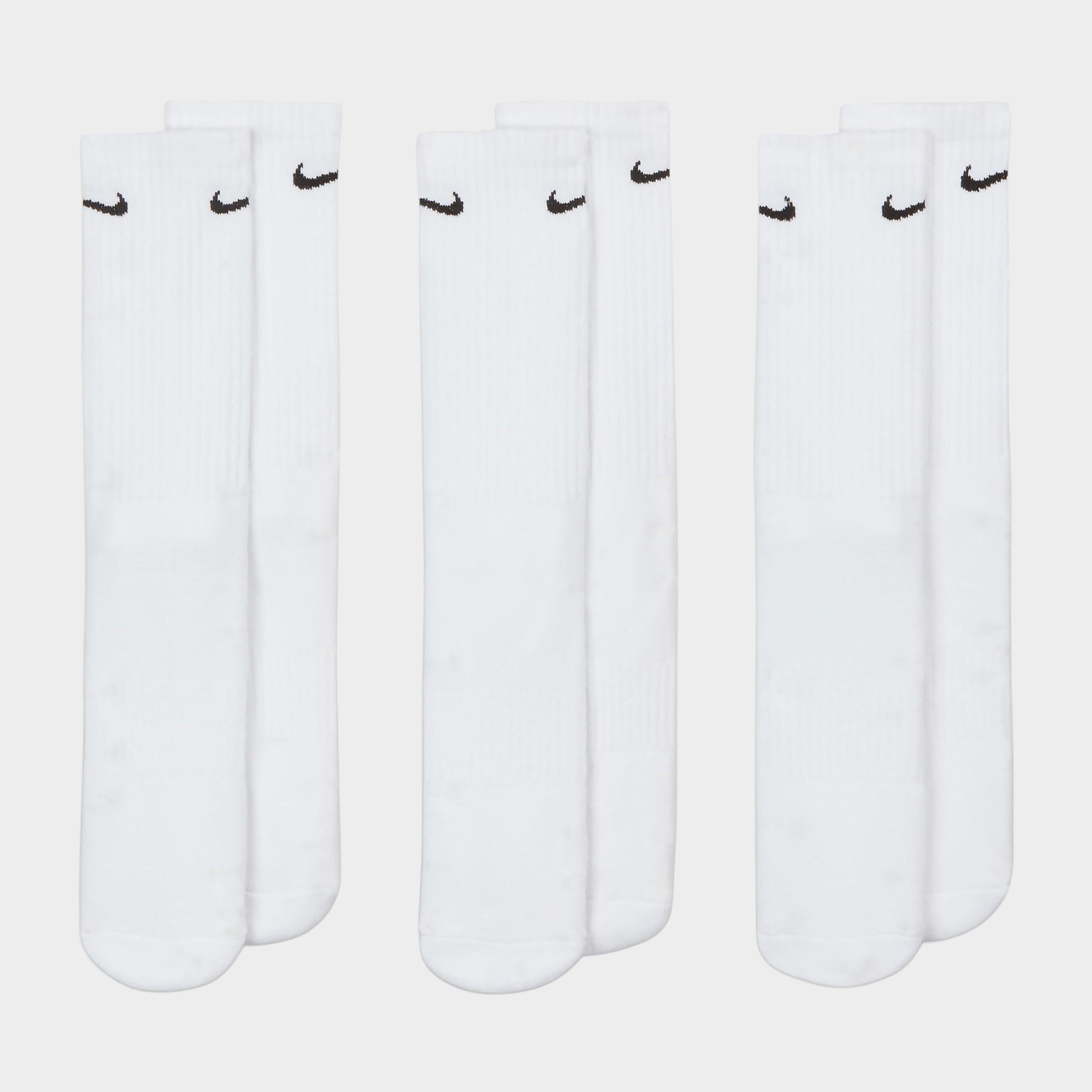 3-Pack Cushioned Crew Socks