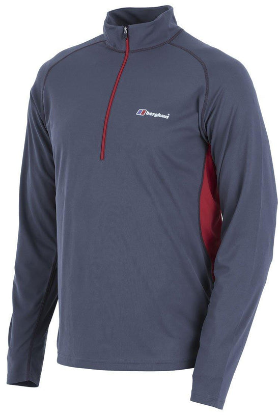 Men's Tech Tee LS Zip Neck