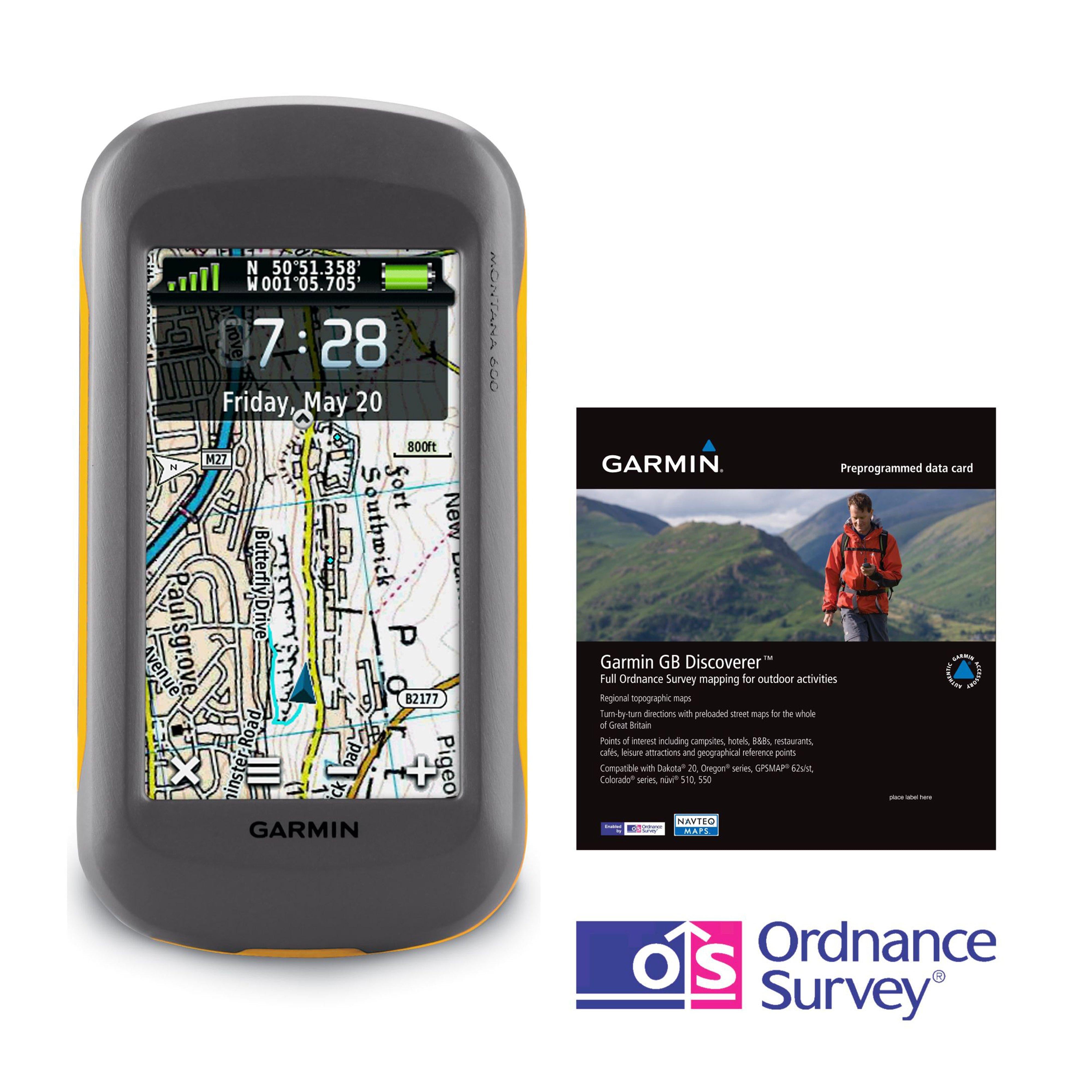 Montana 600 GPS Discovererâ„¢ Bundle (with GB 1:50K Map)