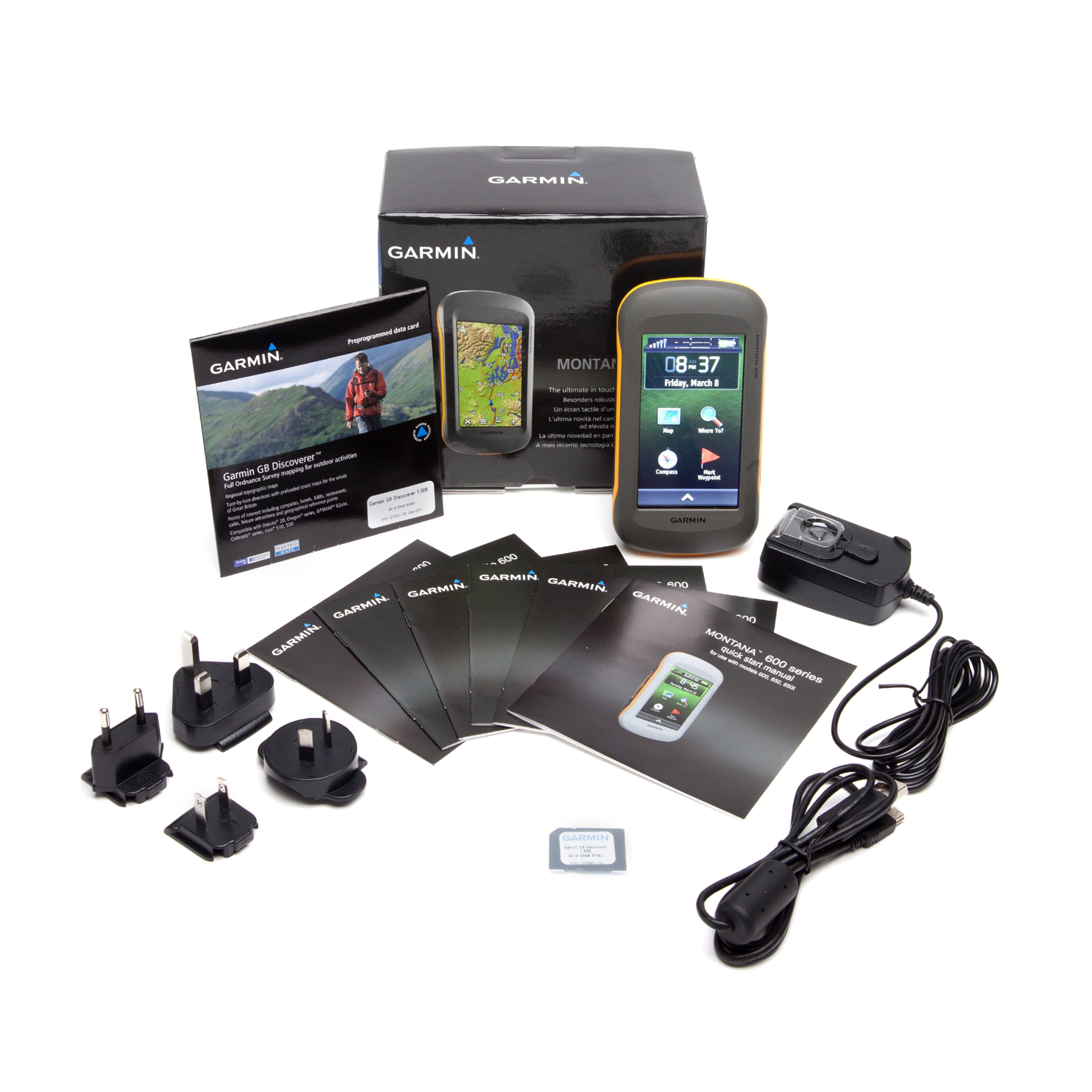 Montana 600 GPS Discovererâ„¢ Bundle (with GB 1:50K Map)