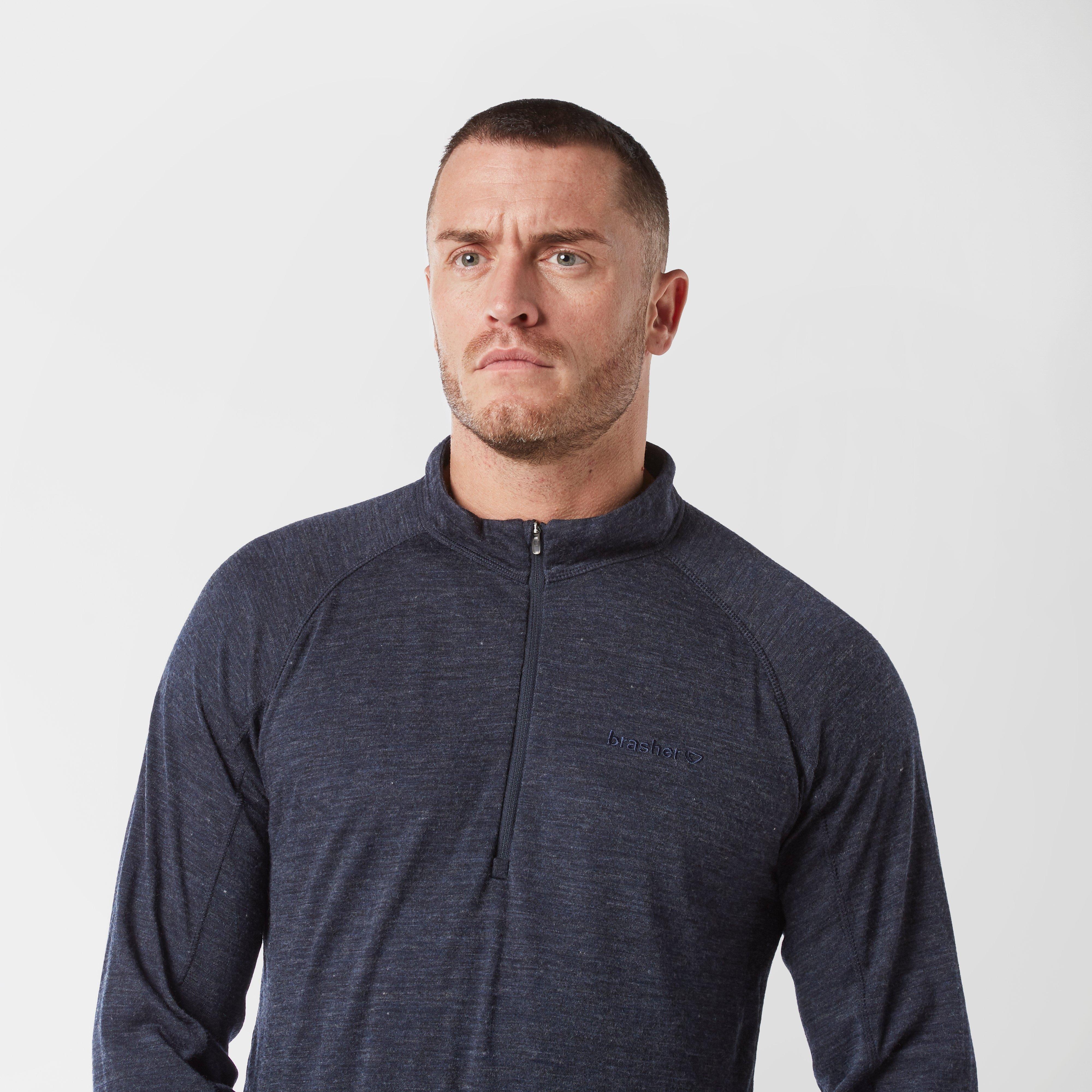 Men's Half Zip Merino Baselayer