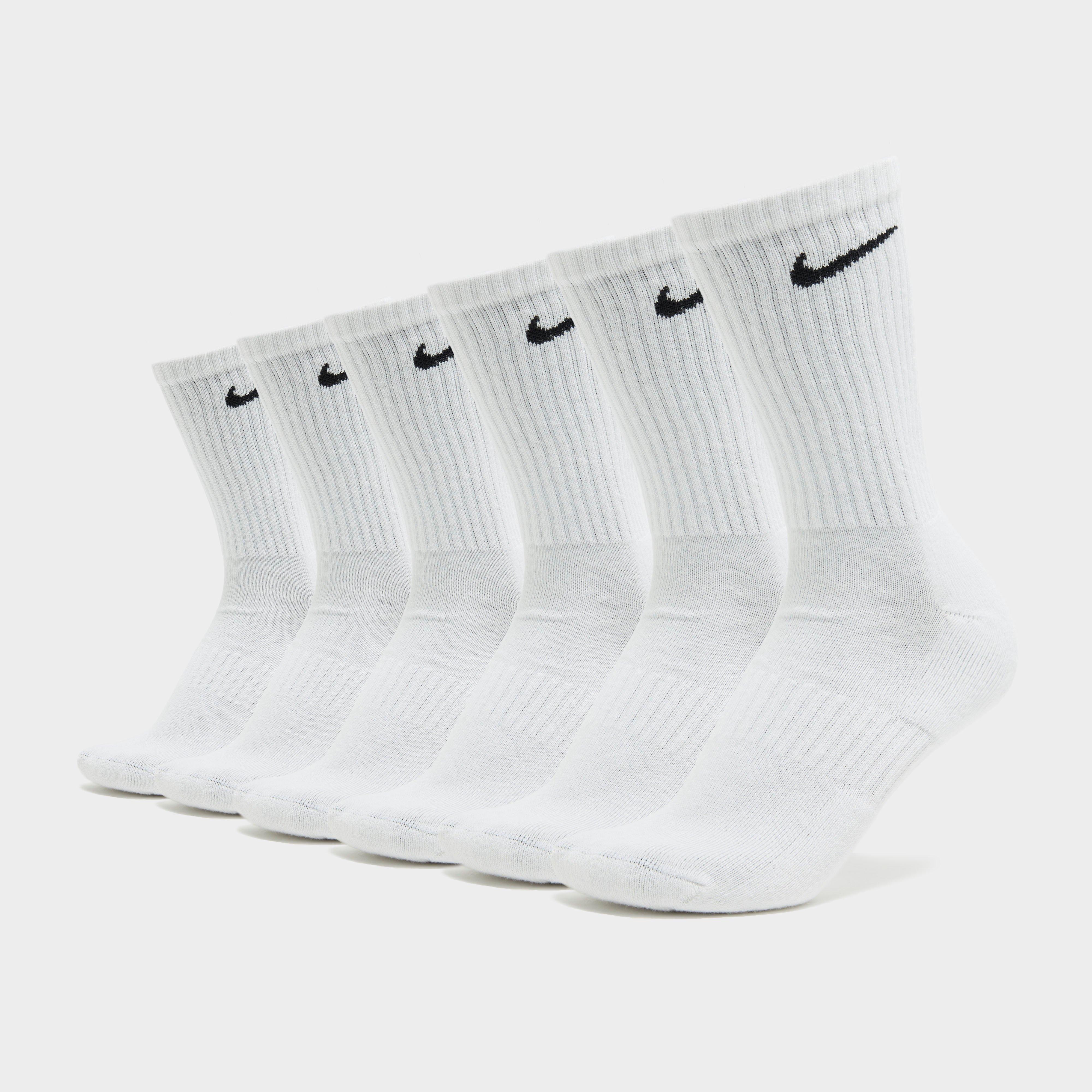 Unisex Everyday Cushioned Training Crew Socks 6 Pack