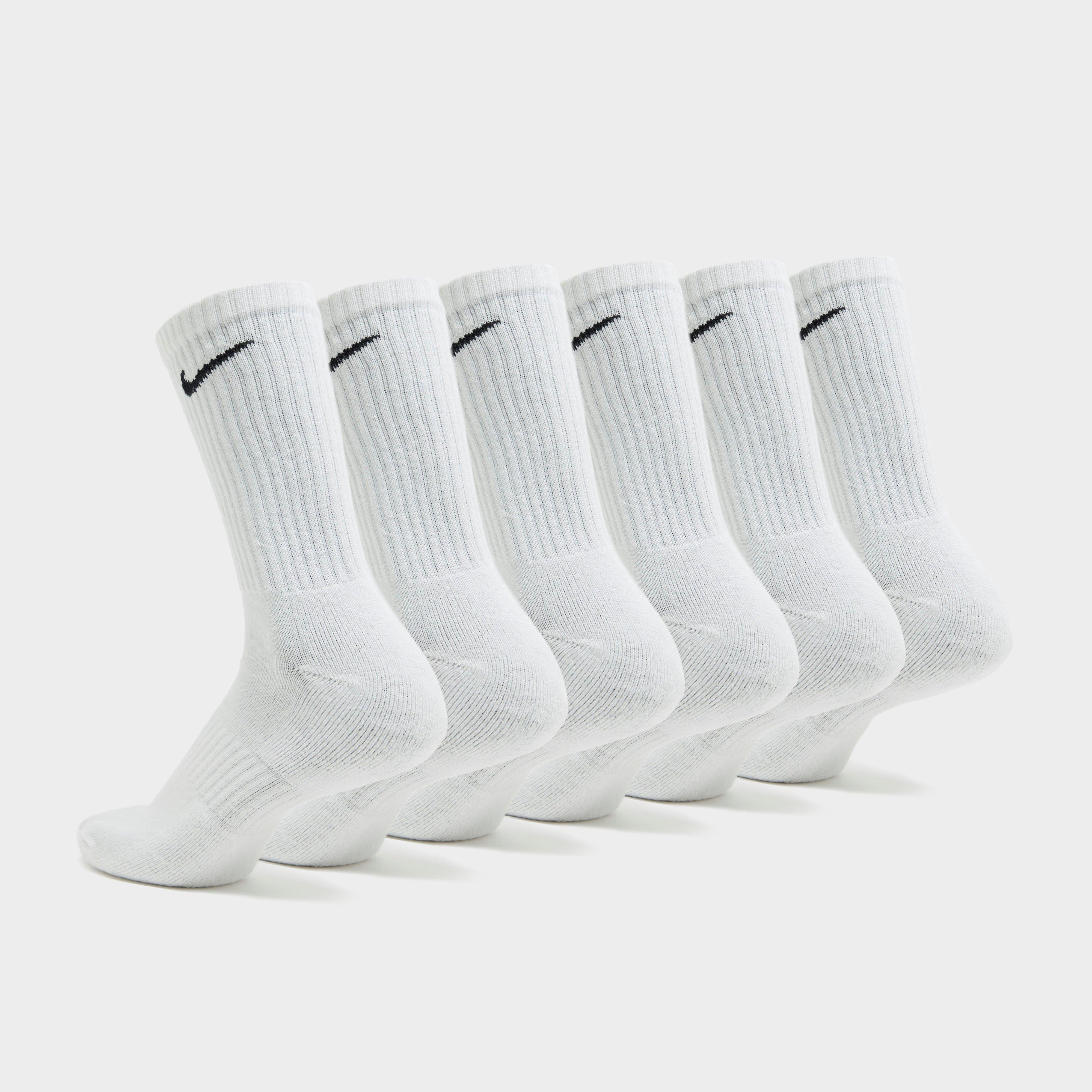 Unisex Everyday Cushioned Training Crew Socks 6 Pack