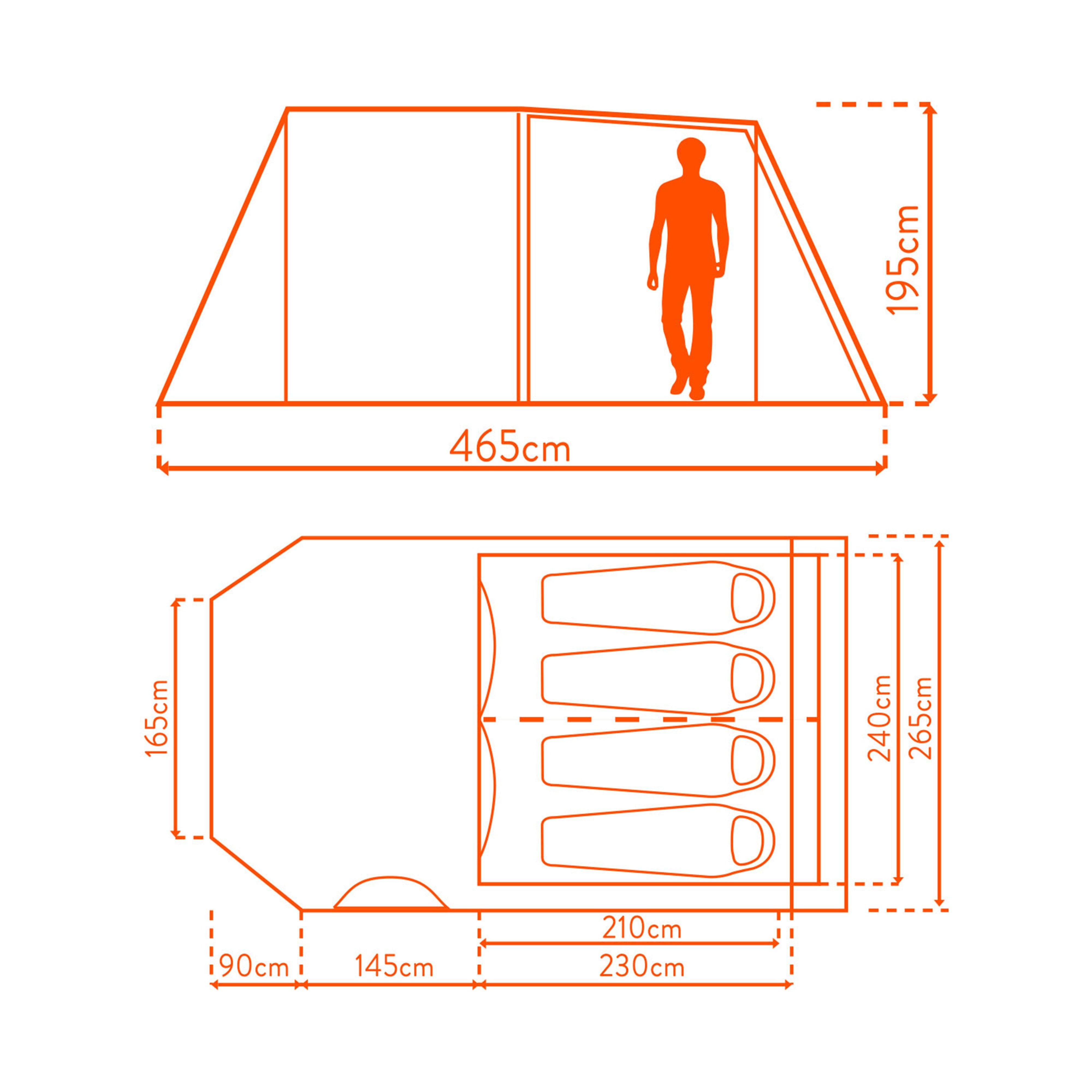 Air 400 Inflatable Tent