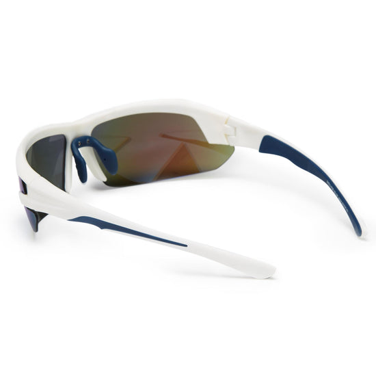 Speed Sunglasses (Matte White/Blue)