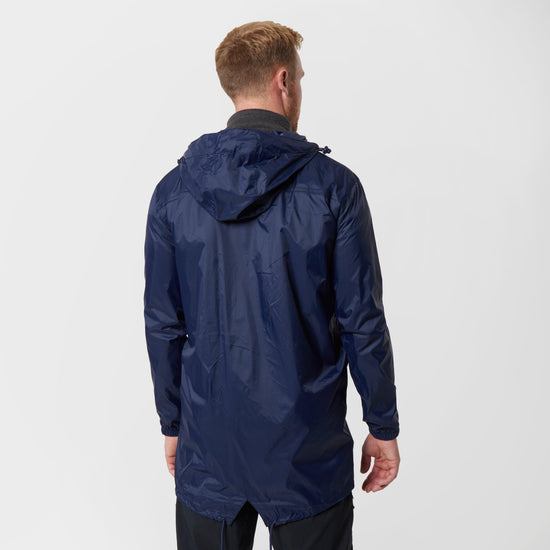 Mens Packable Parka Jacket Navy