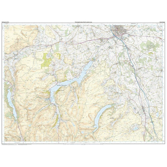 Explorer OL5 The English Lakes – North Eastern area Map With Digital Version