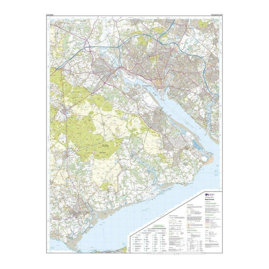 Explorer OL22 New Forest Map With Digital Version