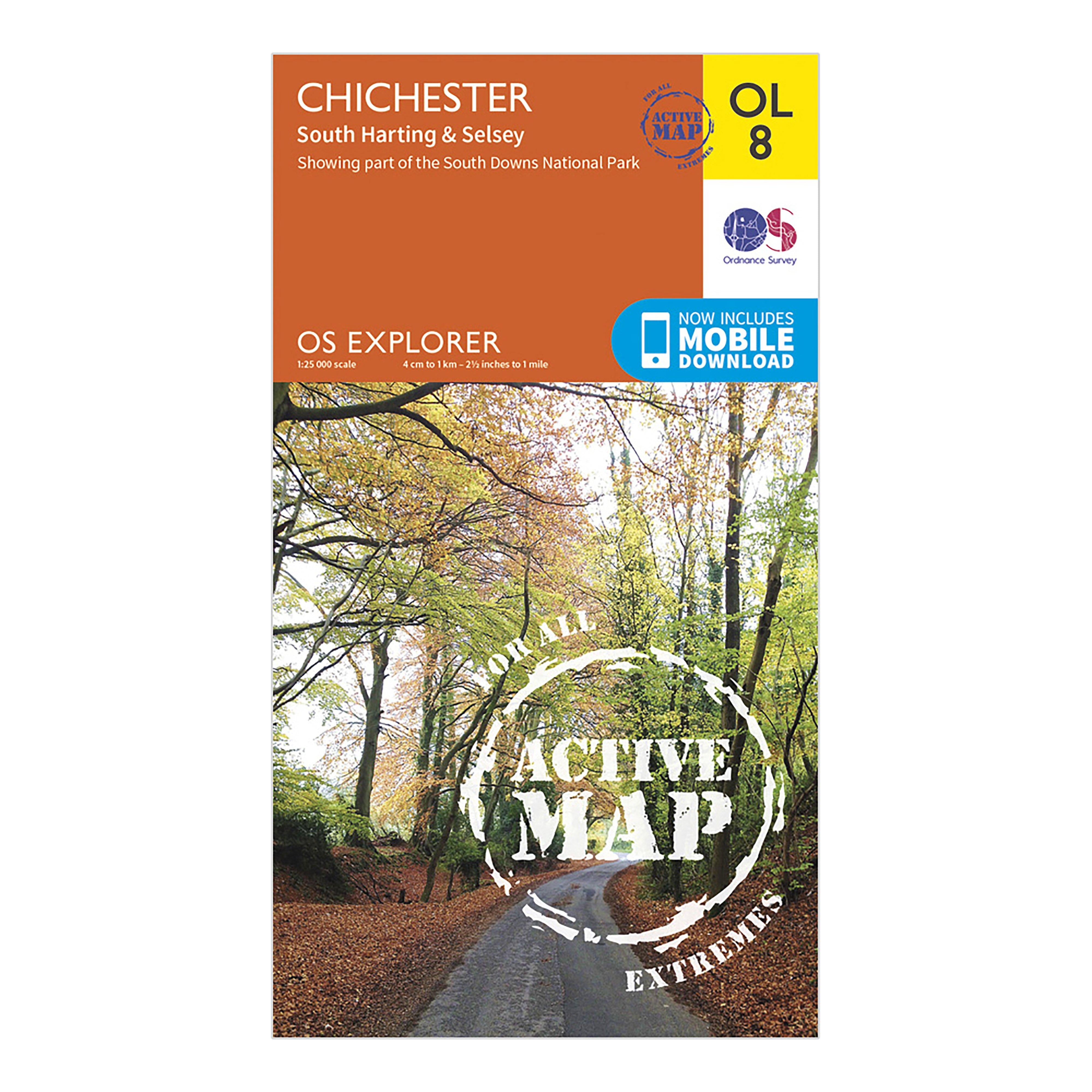 Explorer Active OL 8 Chichester Map