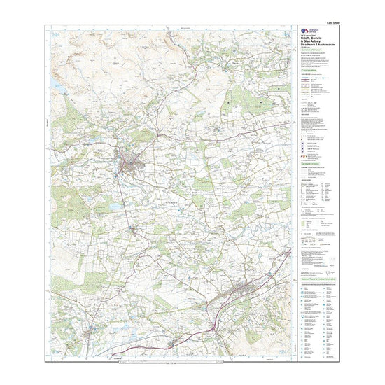 Explorer Active OL47 Crieff, Comrie & Glen Artney Map With Digital Version