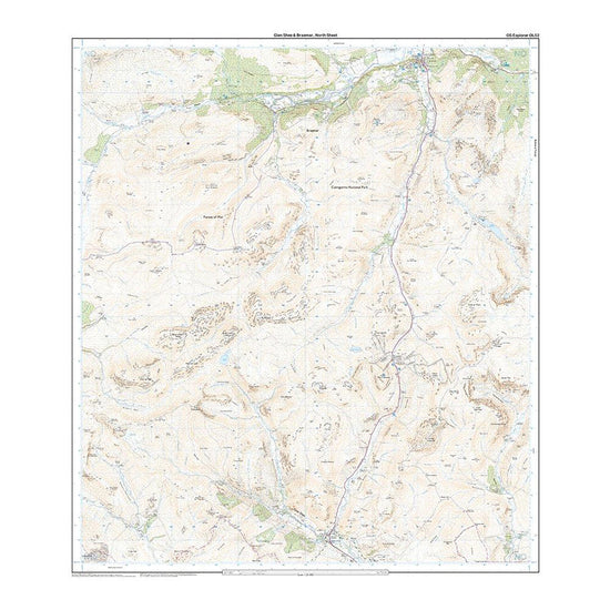 Explorer Active OL52 Glen Shee & Braemar Map With Digital Version