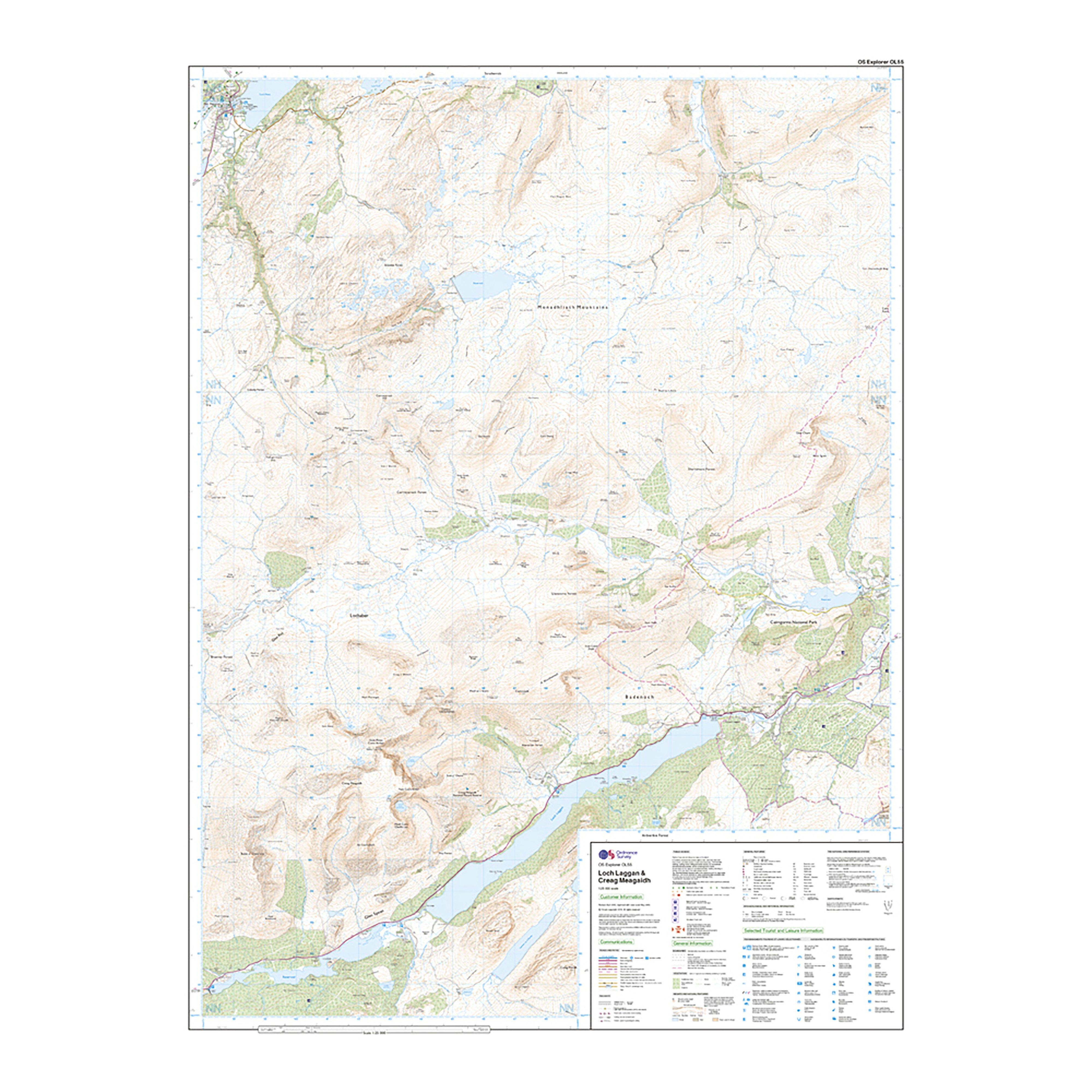 Explorer OL 55 Active D Loch Laggan & Creag Meagaidh