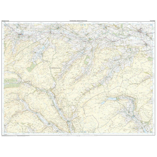 Explorer OL30 Yorkshire Dales - Northern & Central Areas Map With Digital Version