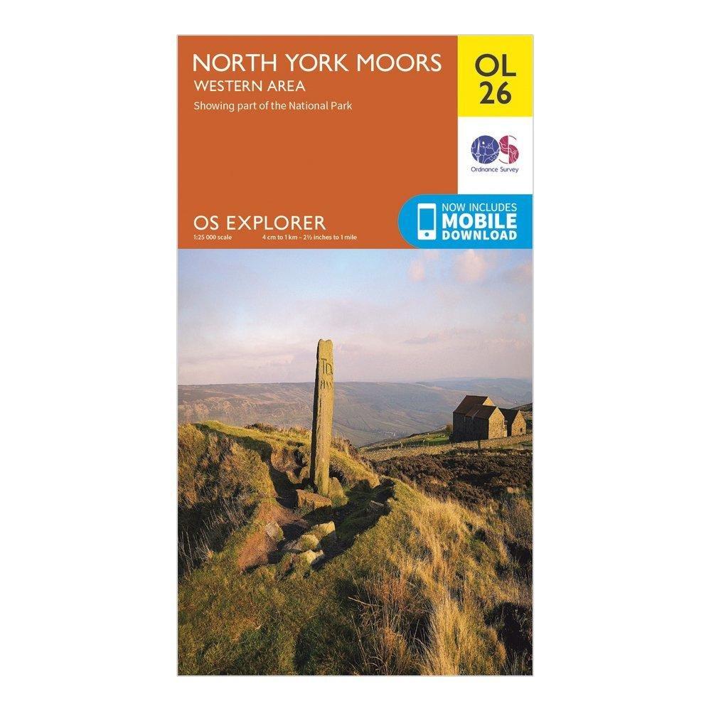 Explorer OL 26 North York Moors Map Western Area
