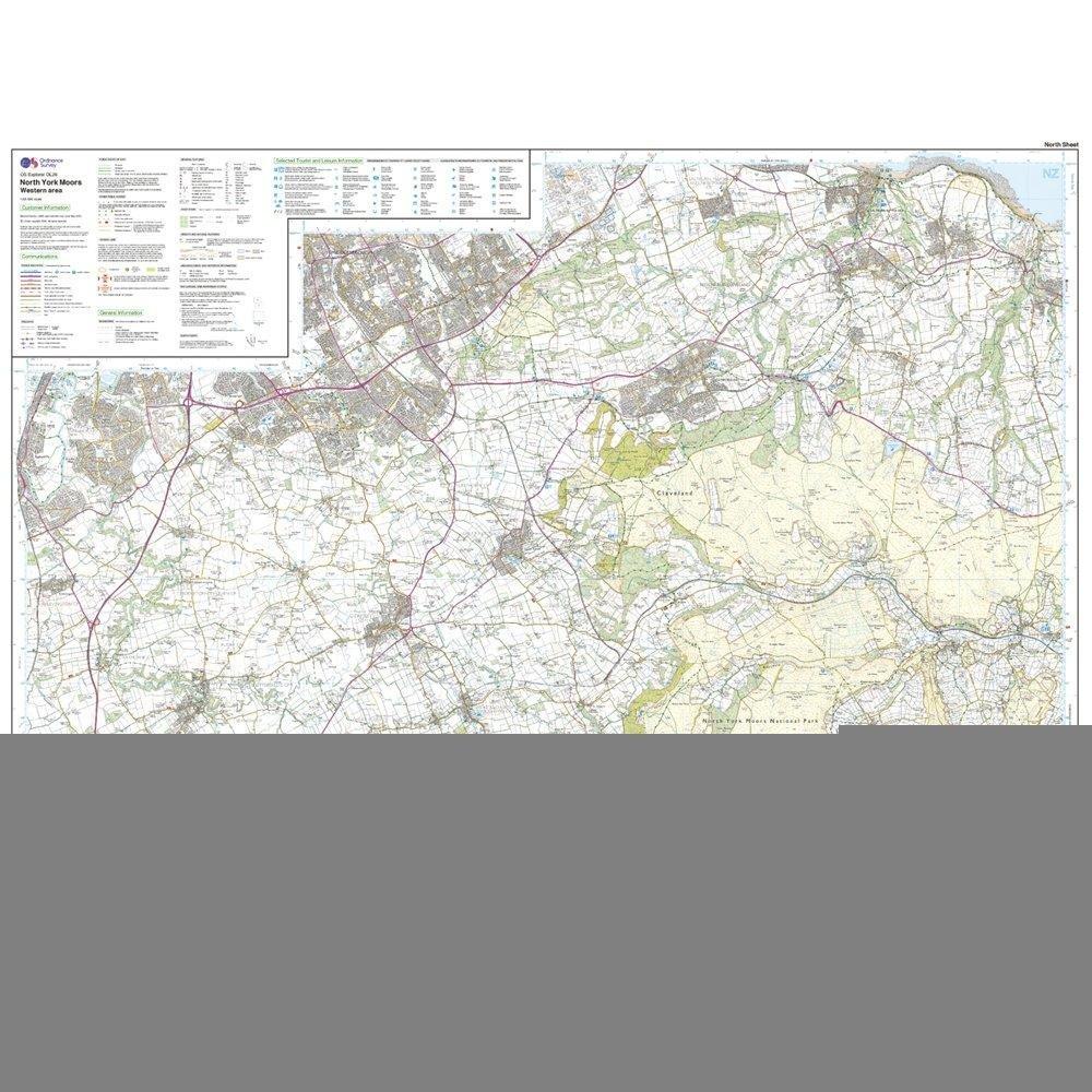 Explorer OL 26 North York Moors Map Western Area
