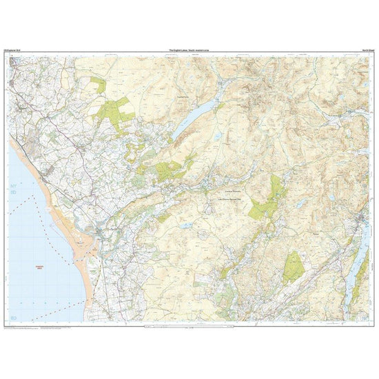 Explorer Active OL6 The English Lakes - South Western Area Map With Digital Version