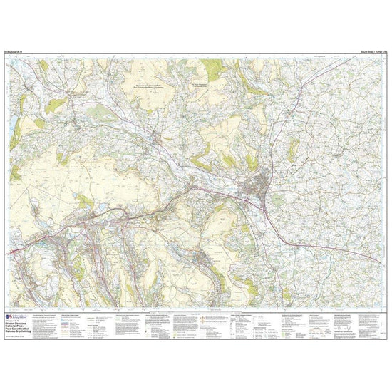 Explorer Active Brecon Beacons National Park - Eastern Area Map With Digital Version