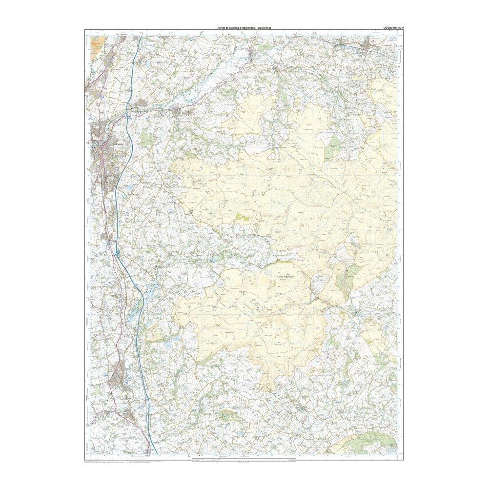 Explorer OL 41 Active D Forest of Bowland Map