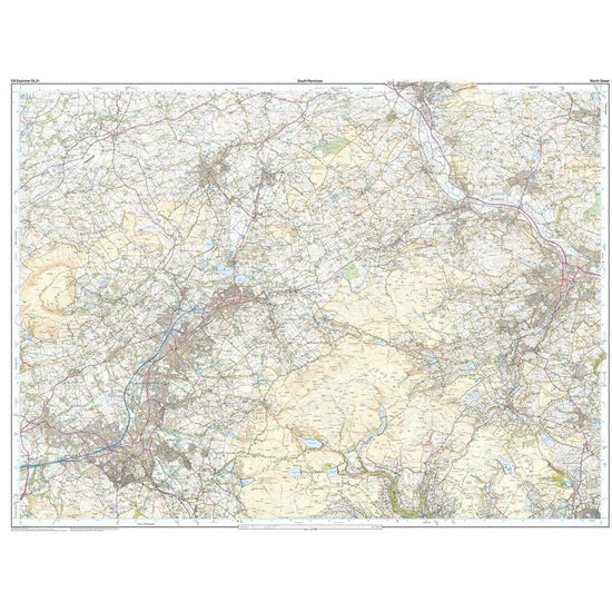 Explorer Active OL21 South Pennines Map With Digital Version
