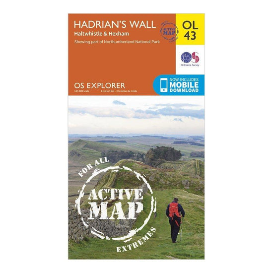 Explorer Active OL 43 Hadrian's Wall Map