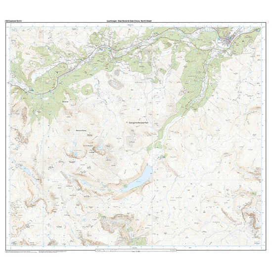 Explorer Active OL53 Lochnagar, Glen Muick & Glen Clova Map With Digital Version