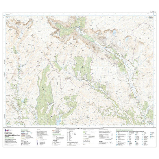 Explorer Active OL53 Lochnagar, Glen Muick & Glen Clova Map With Digital Version
