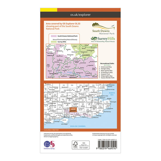 Explorer Active OL33 Haslemere & Petersfield Map