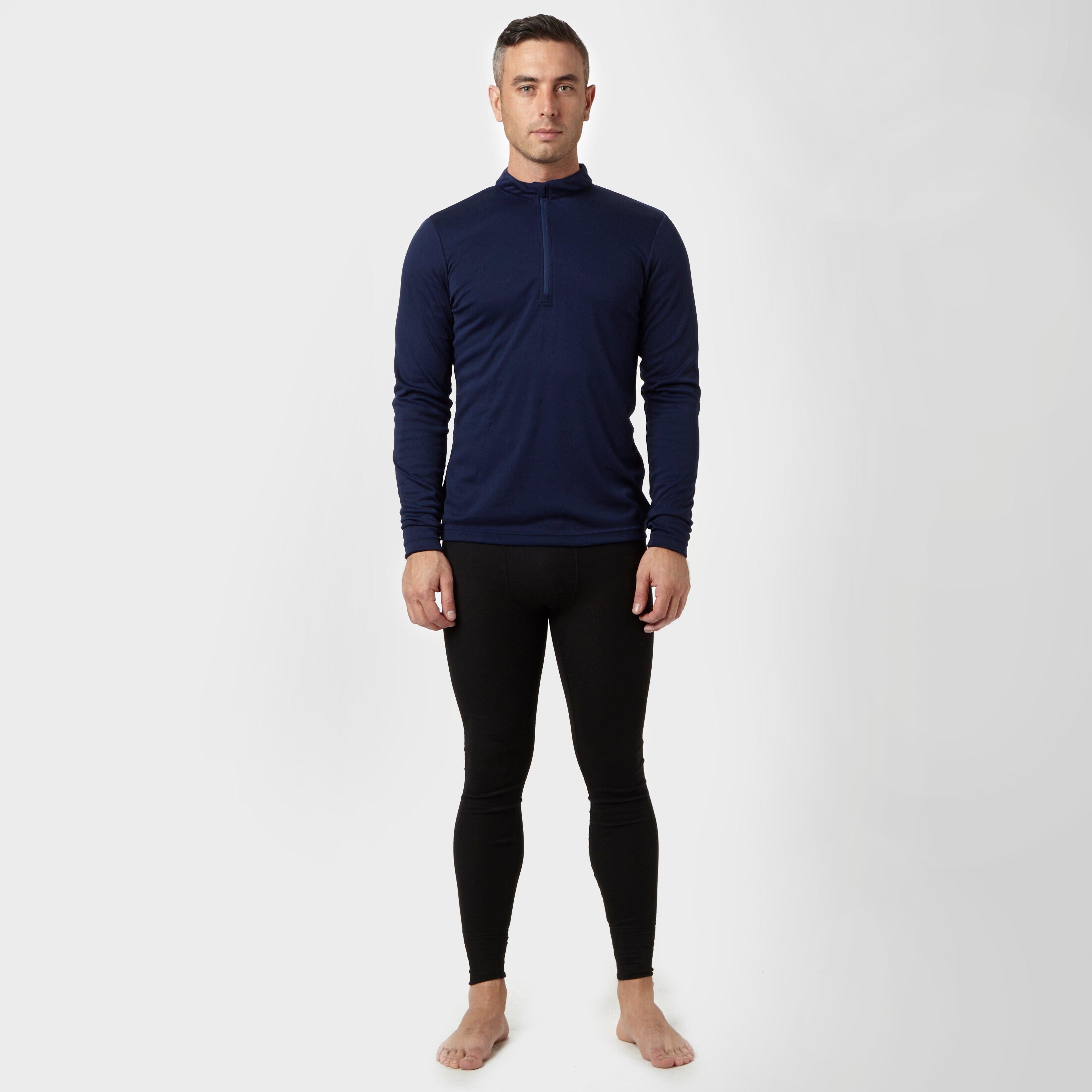 Mens' Long-sleeve Thermal Zip Top