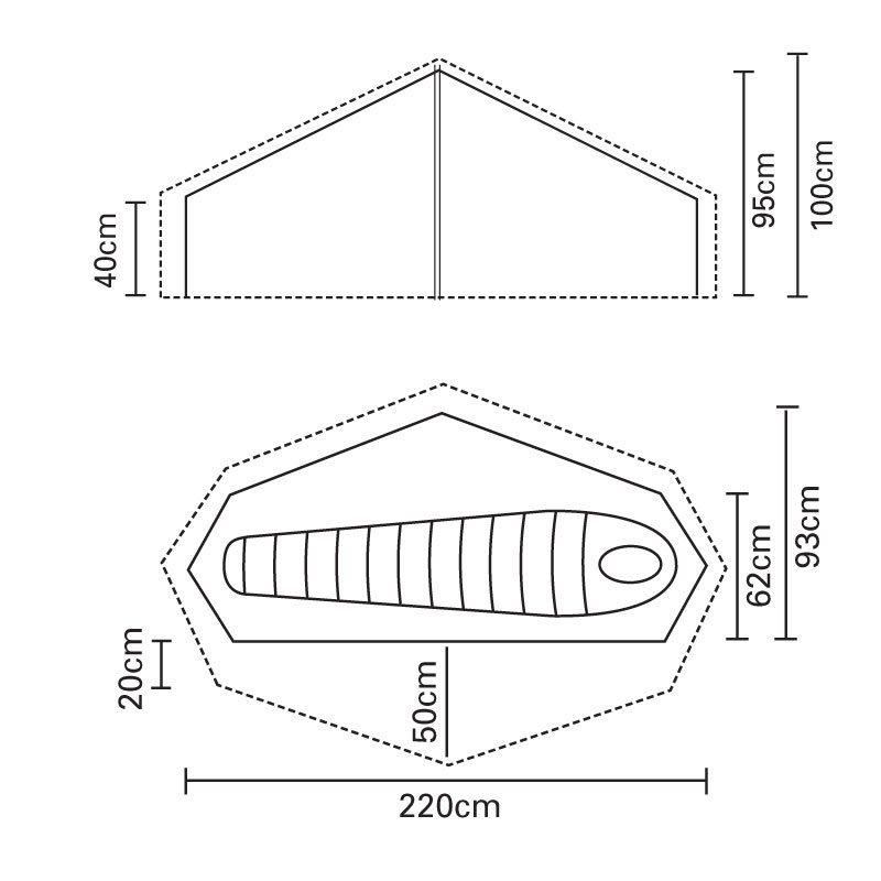 Laser Competition 1 Person Tent