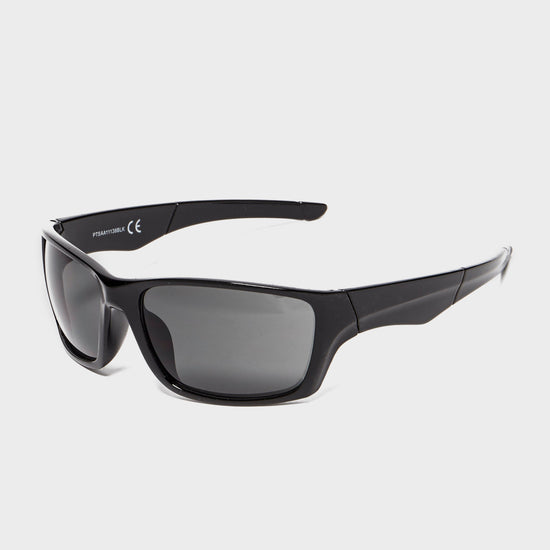 Men's Square Wrap Shiny Sunglasses