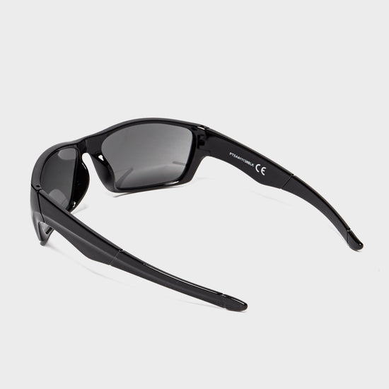 Men's Square Wrap Shiny Sunglasses